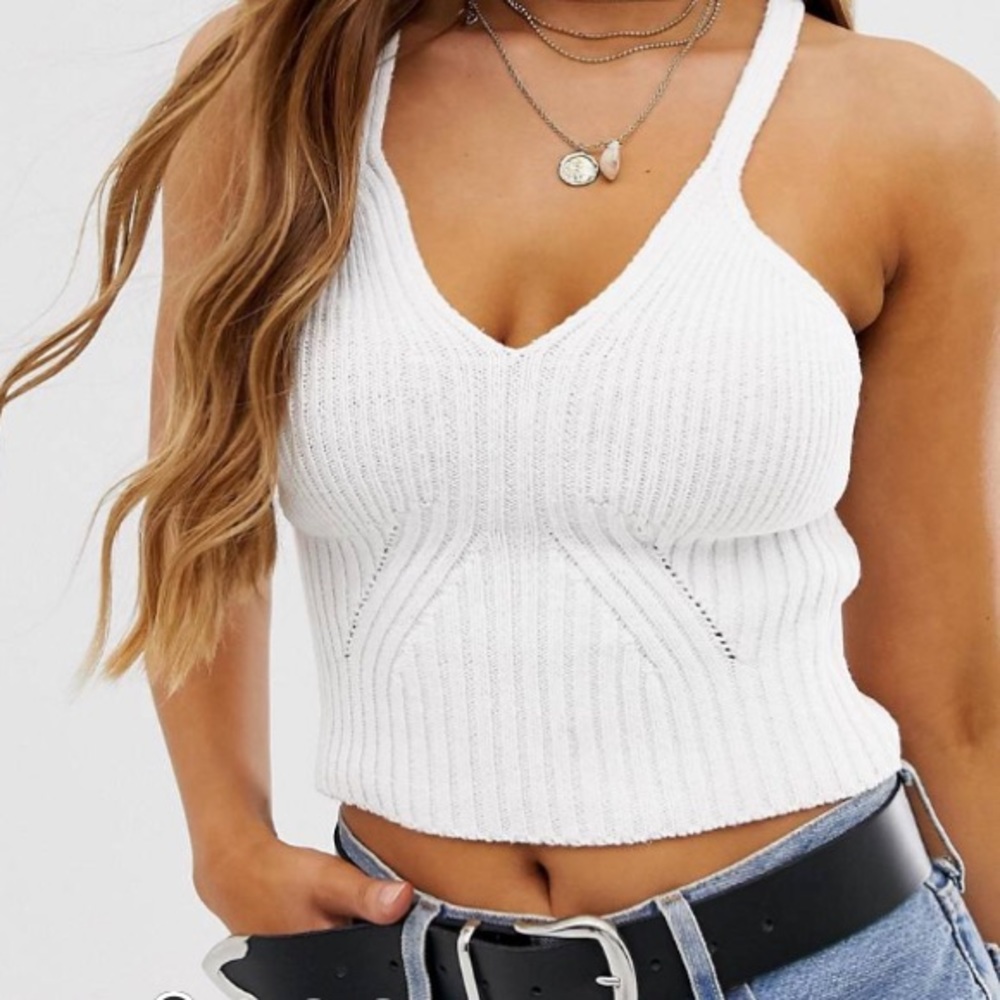 ASOS Crop Knit Tank